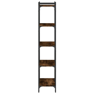 Bücherregal Räuchereiche, 5 Böden, 60x154 cm