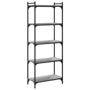 Bücherregal Grau Sonoma 60x30x154 cm