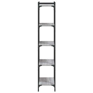 Bücherregal Grau Sonoma 60x30x154 cm