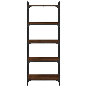 Bücherregal Braun Eiche-Optik 60x30x154cm