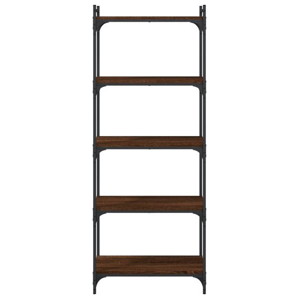 Bücherregal Braun Eiche-Optik 60x30x154cm