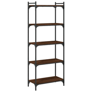 Bücherregal Braun Eiche-Optik 60x30x154cm