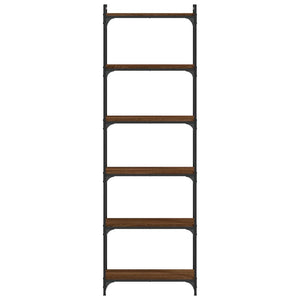 Bücherregal Braun Eiche 60x30x188cm