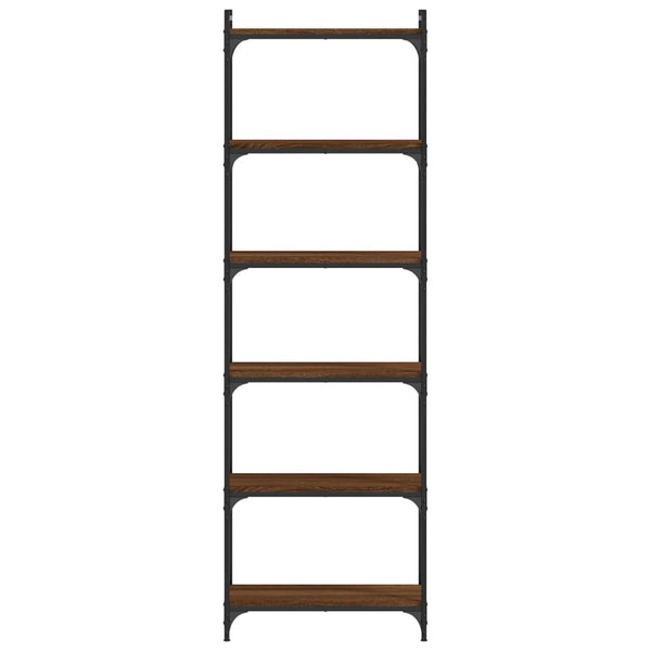 Bücherregal Braun Eiche 60x30x188cm