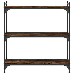 Bücherregal Räuchereiche, 3 Böden, 80 cm