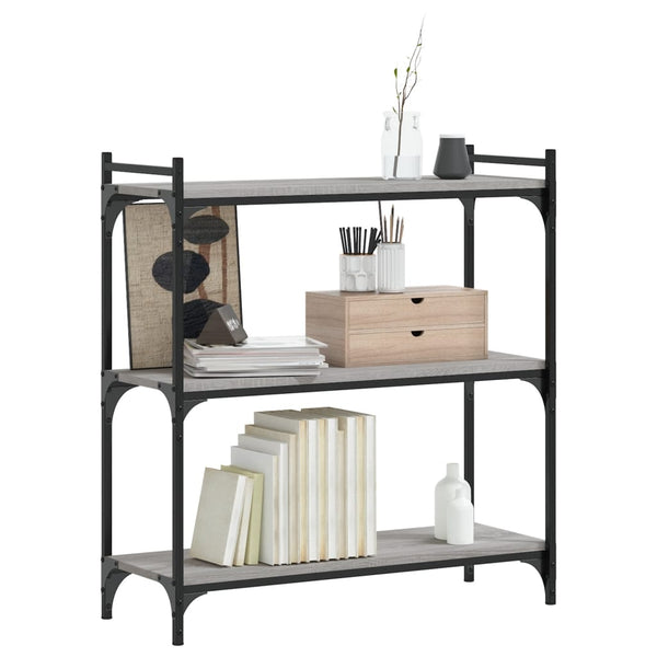 Bücherregal Grau Sonoma 80x86 cm