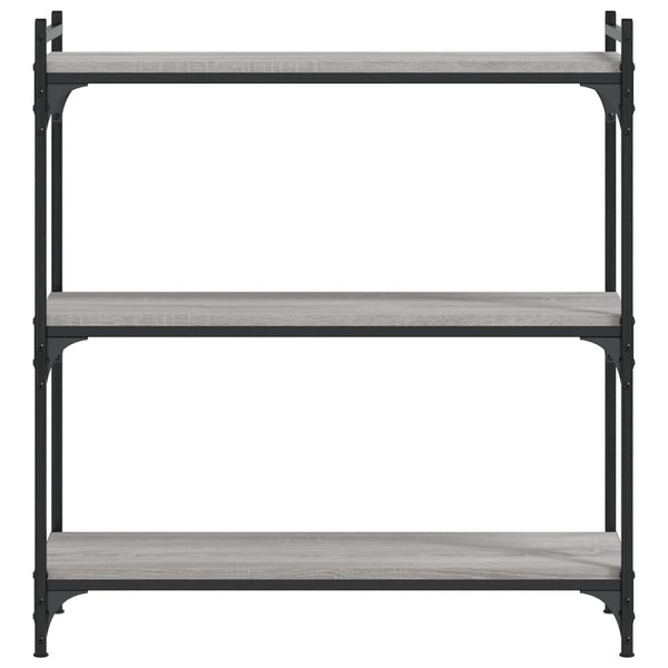 Bücherregal Grau Sonoma 80x86 cm