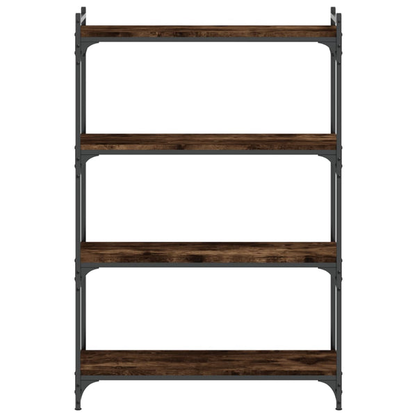 Bücherregal Räuchereiche, 4 Böden, 80x120 cm