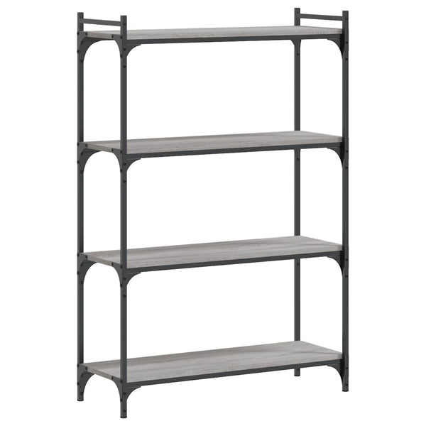 Bücherregal Grau Sonoma 80x30x120 cm