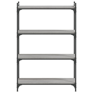 Bücherregal Grau Sonoma 80x30x120 cm