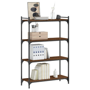 Bücherregal Braun Eiche-Optik 80x120cm