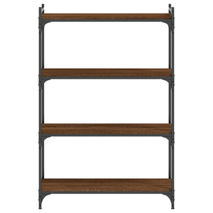 Bücherregal Braun Eiche-Optik 80x120cm