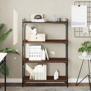 Bücherregal Braun Eiche-Optik 80x120cm
