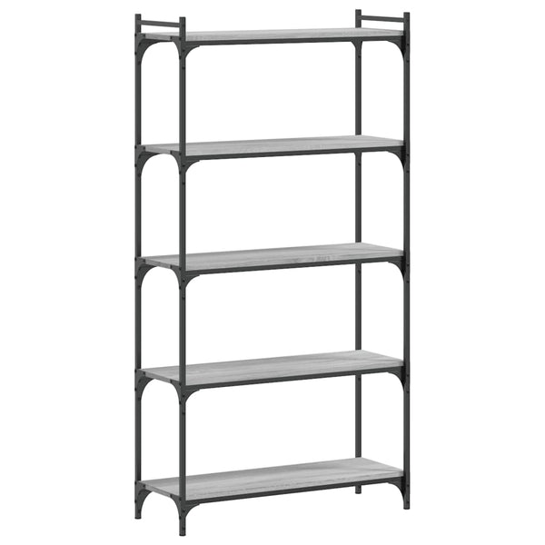 Bücherregal Grau Sonoma 80x30x154 cm