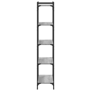 Bücherregal Grau Sonoma 80x30x154 cm
