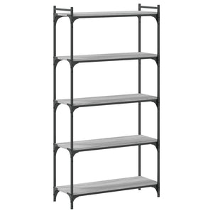 Bücherregal Grau Sonoma 80x30x154 cm