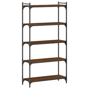 Bücherregal Braun Eiche-Optik 5 Böden