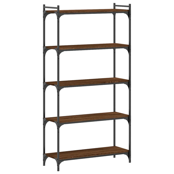 Bücherregal Braun Eiche-Optik 5 Böden