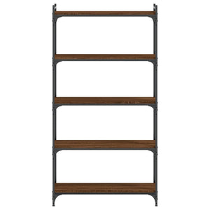 Bücherregal Braun Eiche-Optik 5 Böden