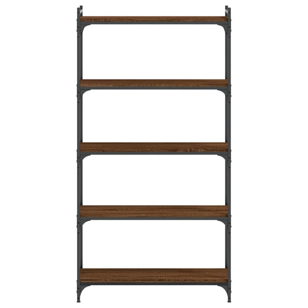 Bücherregal Braun Eiche-Optik 5 Böden