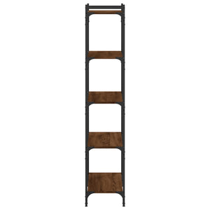 Bücherregal Braun Eiche-Optik 5 Böden