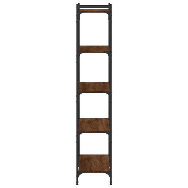 Bücherregal Braun Eiche-Optik 5 Böden