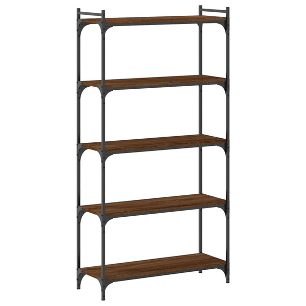 Bücherregal Braun Eiche-Optik 5 Böden
