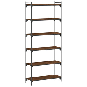 Bücherregal Braun Eiche-Optik 188cm Hoch