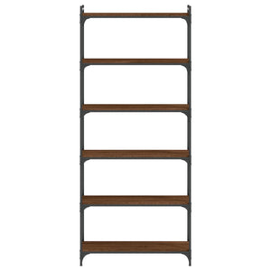 Bücherregal Braun Eiche-Optik 188cm Hoch