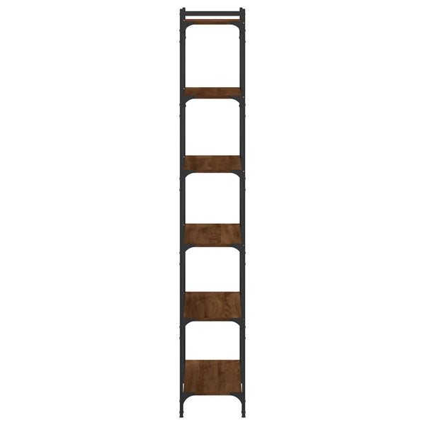 Bücherregal Braun Eiche-Optik 188cm Hoch