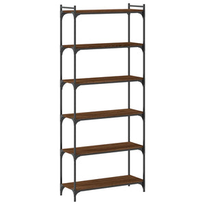 Bücherregal Braun Eiche-Optik 188cm Hoch