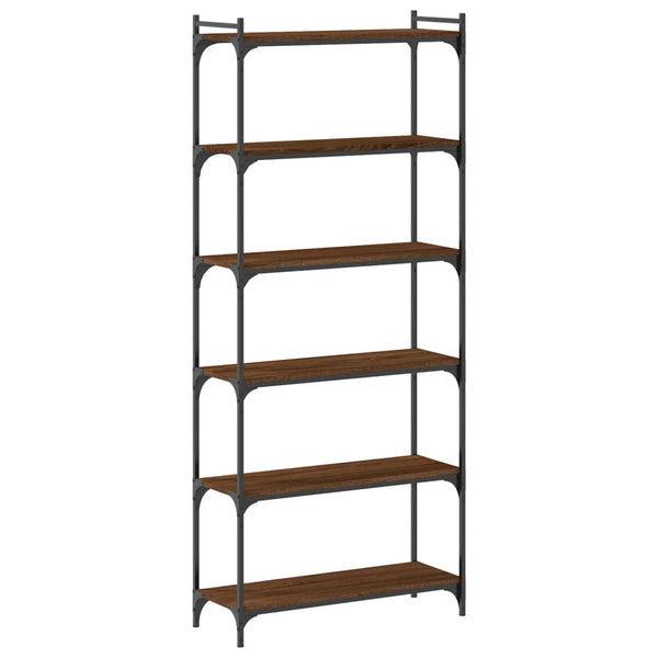 Bücherregal Braun Eiche-Optik 188cm Hoch