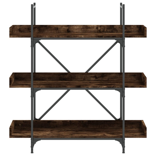 Bücherregal Räuchereiche, 3 Böden, 100 cm