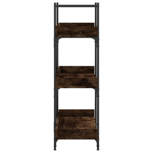 Bücherregal Räuchereiche, 3 Böden, 100 cm