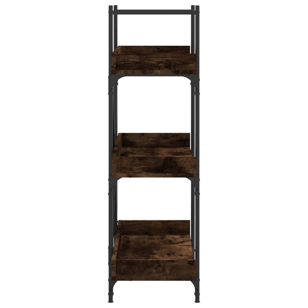 Bücherregal Räuchereiche, 3 Böden, 100 cm