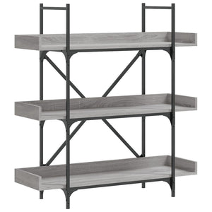 Bücherregal Grau Sonoma 100x33x108,5 cm