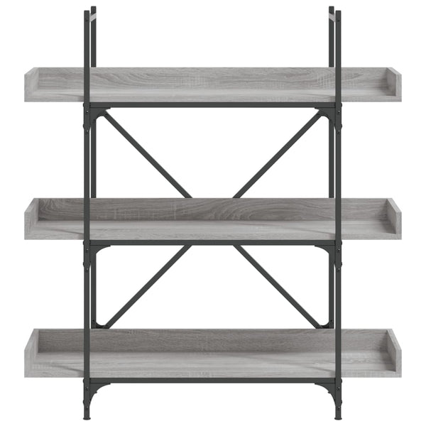 Bücherregal Grau Sonoma 100x33x108,5 cm