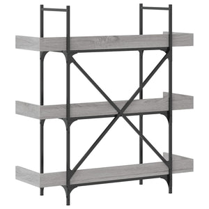 Bücherregal Grau Sonoma 100x33x108,5 cm