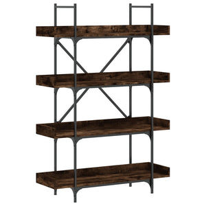 Bücherregal Räuchereiche, 4 Böden, 100x145.5cm