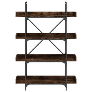 Bücherregal Räuchereiche, 4 Böden, 100x145.5cm