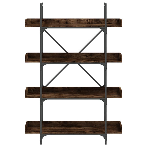 Bücherregal Räuchereiche, 4 Böden, 100x145.5cm