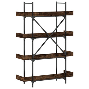 Bücherregal Räuchereiche, 4 Böden, 100x145.5cm