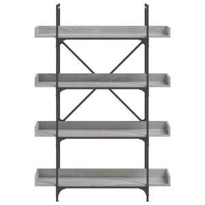 Bücherregal Grau Sonoma 100x145,5 cm