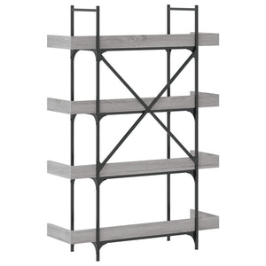 Bücherregal Grau Sonoma 100x145,5 cm