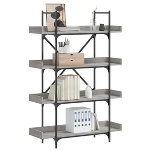Bücherregal Grau Sonoma 100x145,5 cm