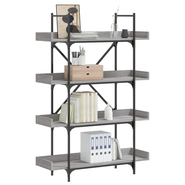 Bücherregal Grau Sonoma 100x145,5 cm