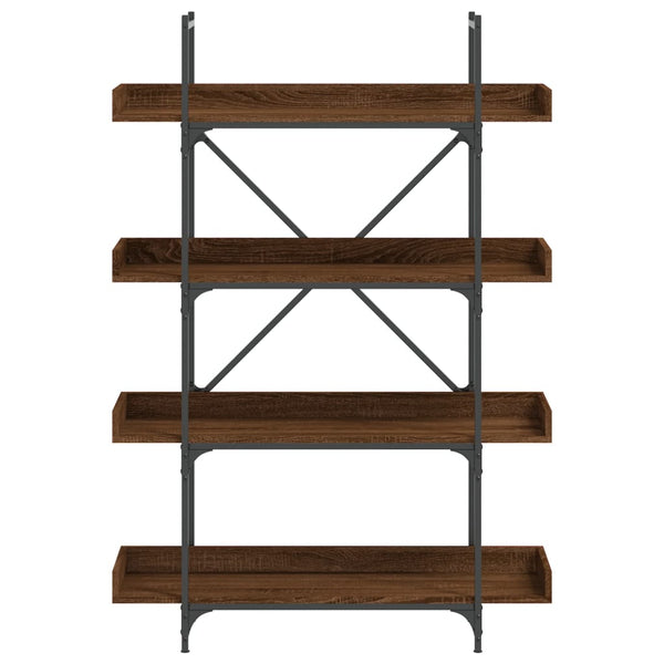 Bücherregal Braun Eiche Optik 4 Böden