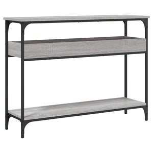 Konsolentisch Grau Sonoma 100cm mit Ablage