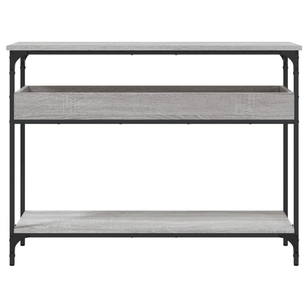 Konsolentisch Grau Sonoma 100cm mit Ablage