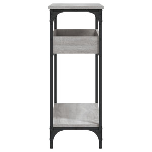 Konsolentisch Grau Sonoma 100cm mit Ablage